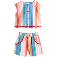 Next Top & Shorts Ärmelloses Oberteil und Shorts im Set (2-tlg)