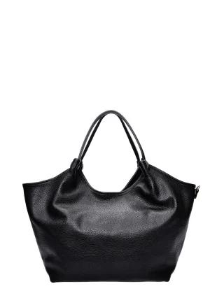 Isabella Rhea Schwarz Rindsledertasche
