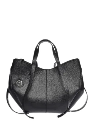 Luisa Vannini Schwarz Rindsledertasche