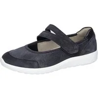 Waldläufer K-IRA Soft Riemchenballerina Schlupfschuh mit Klettriegel, Bequemschuh, K-Weite