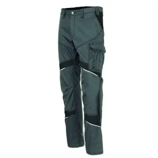 KÜBLER ACTIVIQ cotton+ Damenhose anthrazit/schwarz 44 - 2550 3421-9799-44
