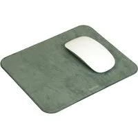 Hama Mauspad Soft Touch Mousepad Velvet Mauspad Grün, Samt-Optik flach 2mm dünn Maus Mouse Pad Mat Office Anti-Rutsch