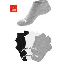Bench. Sportsocken Damen Herren Sneaker Socken, Laufsocken verschwinden im Schuh (Packung, 12-Paar, No Show Gr. 35-38 bis 47-48) in der Großpackung mit Arch Support