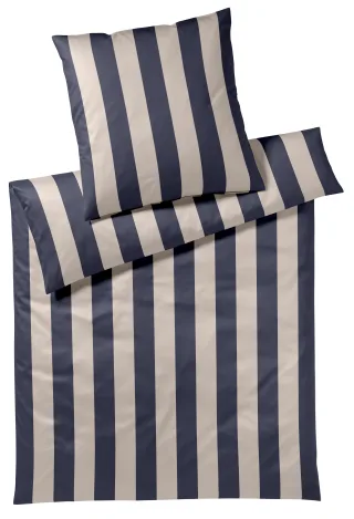 Elegante Bettwäsche "Night Stripe" 2 Stk. angenehmes Hautgefühl
