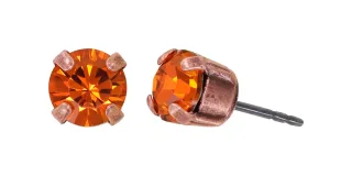 konplott - Ohrstecker - Black Jack orange