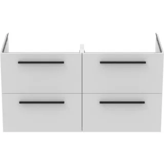 Ideal Standard i.life B Möbeldoppelwaschtisch-Unterschrank T5278DU 120x50,5x63cm, 4 Auszüge, weiß matt