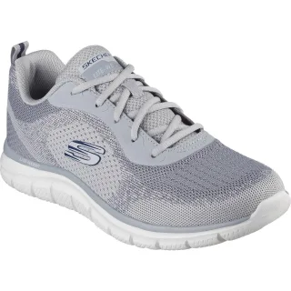 Skechers Track Glendor Polyester Herren Sneaker in Grau