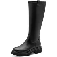 MARCO TOZZI Stiefel, Blockabsatz, Langschaftstiefel mit praktischem Innenreißverschluss