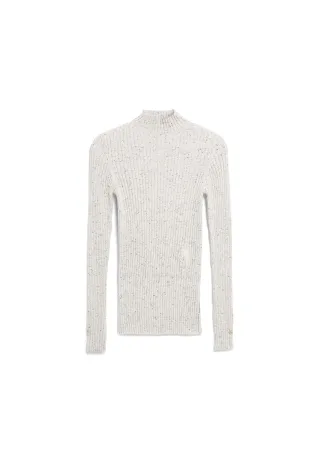 Armedangels - ALAANIA TWEED oatmilk-black - Gr. - M