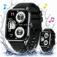 Forrlite 2026 Smartwatch Damen Herren mit 7 Tagen Akkulaufzeit,1,83" HD Smartwatch (Touchscreen Smartwatch cm) Spar-Set, KI-Sprachassistent, Herzfrequenz,SpO₂,Schlaf,100+ Sportmodi, KI-Sprachassistent, Herzfrequenz,SpO₂,Schlaf,200+ Sportmodi, Spar-Se