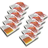 HAC24 Spiel 10er Set Senioren Romme Spielkarten Canasta Bridge Karten, je 2x55 Kartendeck große Schrift