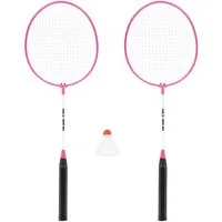 Nils Federballschläger Badminton Set Schlägerset Federballset 2 Schläger Farbwahl zufällig