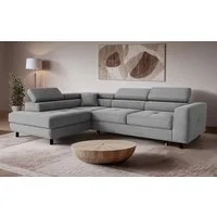 OTTO home Ecksofa AADEN Schlafsofa 254 cm - OTTO. Verlässliche Qualität., mit Bettfunktion, Bettkasten, Kopfstützen, rechts/links bestellbar