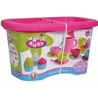 SIMBA Sandform-Set Outdoor Spielzeug Sand & Strand Cupcake Service Set 107102626