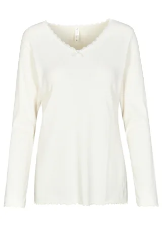 IN LINEA - Da.-Shirt Premium Rib cloud - Gr. - 38