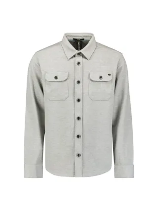 No Excess - Overshirt in Jersey Twill grau - Gr. - S