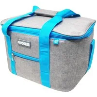 ToCi Kühltasche 14 L Kühltasche Kühlbox Minikühltasche Grau Picknick Camping Urlaub