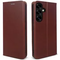 Tec-Expert Handyhülle Echtleder Klapp Hülle für Samsung Galaxy S26, Cover Klapphülle Case mit Kartenfach RFID Schutz aufstellbar
