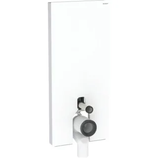 Geberit Monolith Sanitärmodul für Stand-WC 114 cm Glas weiß, 131033SI5 131033SI5