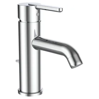 LAUFEN Waschtischarmatur Lua Eco+ Ausladung 118 mm, Ablaufventil, chrom H3110810041141