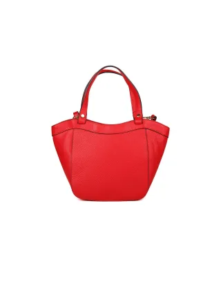 Giulia Monti Schultertasche Klassik Rot