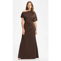 SWING Abendkleid - Abendkleid aus Satin mit asymmetrischem Oberteil Taillierter Schnitt mit fließendem Rockteil