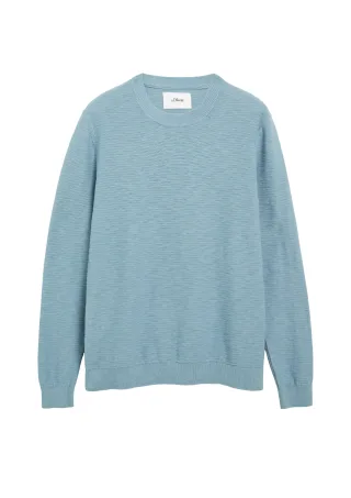 s.Oliver - Strickpullover blau - Gr. - S