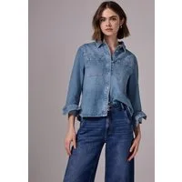 STREET ONE STUDIO Jeansjacke mit Brusttasche