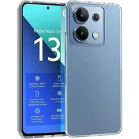 CoolGadget Handyhülle Transparent Ultra Slim Case für Xiaomi Redmi Note 13 4G 6,67 Zoll, Silikon Hülle Dünne Schutzhülle für Redmi Note 13 Hülle