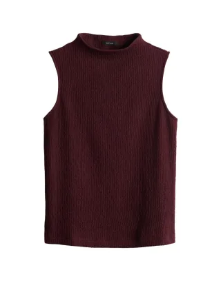 Opus - Top mit Stehkragen - Ivaro rot - Gr. - 42