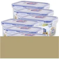 LOCK & LOCK Vorratsdose Lock&Lock HPL807 Vorratsdose 470ml - Luft und Wasserdicht - rechteckig, Kunststoff