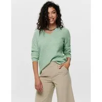 ONLY Strickpullover ONLCAMILLA V-NECK L/S PULLOVER KNT NOOS Materialmix, regular fit