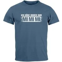 MoonWorks Print-Shirt Herren T-Shirt Lustige Sprüche Ich höre immer nur Mimimi Fun-Shirt mit Print