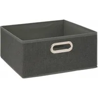 5five Simply Smart Aufbewahrungskorb Mix N Modul, Dunkelgrau meliert, 31 x 15 cm