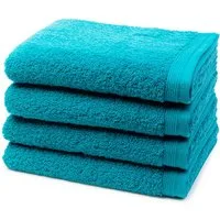 Möve Handtuch Set Superwuschel, Walkfrottee (Spar-Set, 4-St), 4 X Handtuch im Set - Baumwolle - Saugstark - Extraweiches Handtuch