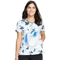 Cherokee Funktionsbluse Bunt bedruckter Damen Kasack "All a Flutte" Kasack mit Motiv