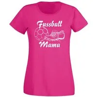 G-graphics T-Shirt Fussball-Mama Slim-fit Damen T-Shirt mit einem Motiv für die echte Fußballmama