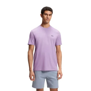 Boss - "Tchup" T-Shirt für Herren, Übergroß (Violett)