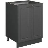 Vicco Unterschrank Fame-Line, Anthrazit-Gold Landhaus/Anthrazit, 60 cm ohne Arbeitsplatte (1-St)