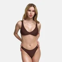 cfab Triangel-Bikini-Top Bikini Top-Braun-XS