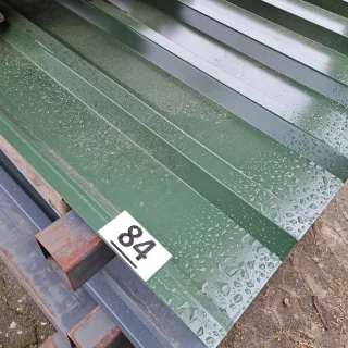 Trapezblech 35/207 | Dach | 2,50 m Länge | Chromoxidgrün ( RAL 6020 )