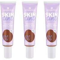 Essence Foundation SKIN tint, 3er Pack, mit veganen Inhaltsstoffen