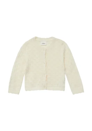 s.Oliver - Strickjacke creme - Gr. - 62