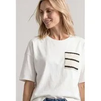 STREET ONE T-Shirt mit Rundhalsausschnitt