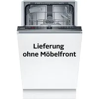 BOSCH vollintegrierbarer Geschirrspüler Serie 2 SPV2HKX02E, 10 Maßgedecke, Extra Dry für gründliches Trocknen und höhenverstellbarer Oberkorb