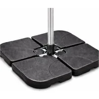Gartiva® Schirmständer Sonnenschirmständer Ampelschirme – Schirmgewichte Bodenkreuz