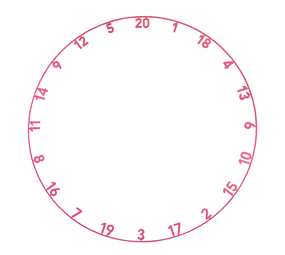 Precise 180 OnePiece Lasercut Zahlenring