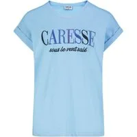 SUBLEVEL Kurzarmshirt Damen Leichtes Sommer Shirt T-Shirt V-Neck Basic-Shirt V-Ausschnitt