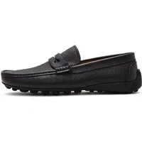 Derimod Lässige Loafer aus Leder Loafer Echtes Leder, Lederfutter, Gummisohle, Slipper-Design, Genarbte Textur