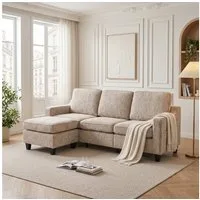 Jiexi Wohnlandschaft Premium Modulsofa Set, Flexibel kombinierbare Couch